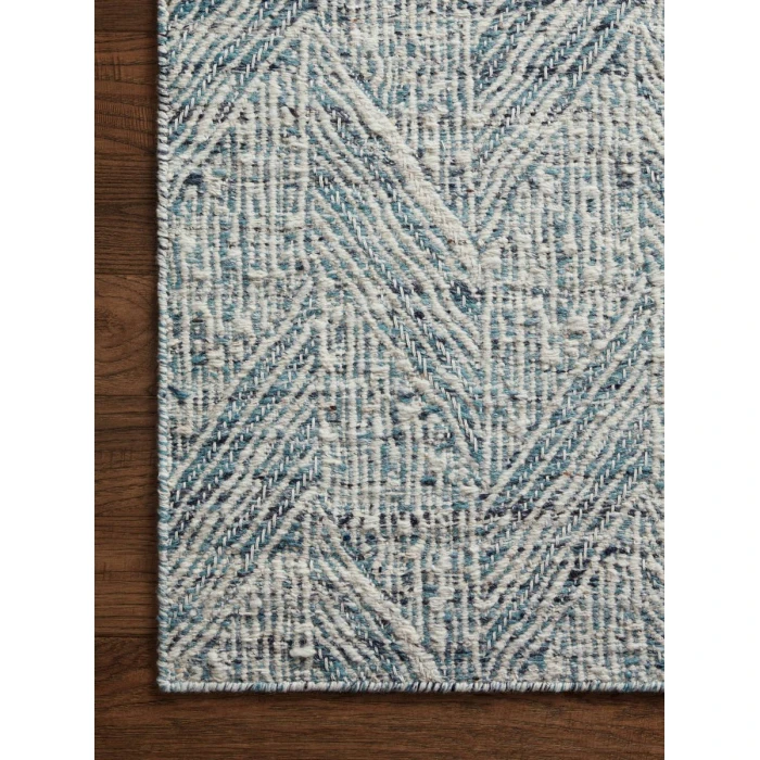 Loloi Raven Blue / Ivory RAV-01 7 ft. 9 in. X 9 ft. 9 in. Rectangle Rug