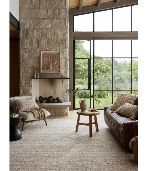 Loloi Raven Dove / Ivory RAV-03 11 ft. 6 in. X 15 ft. Rectangle Rug