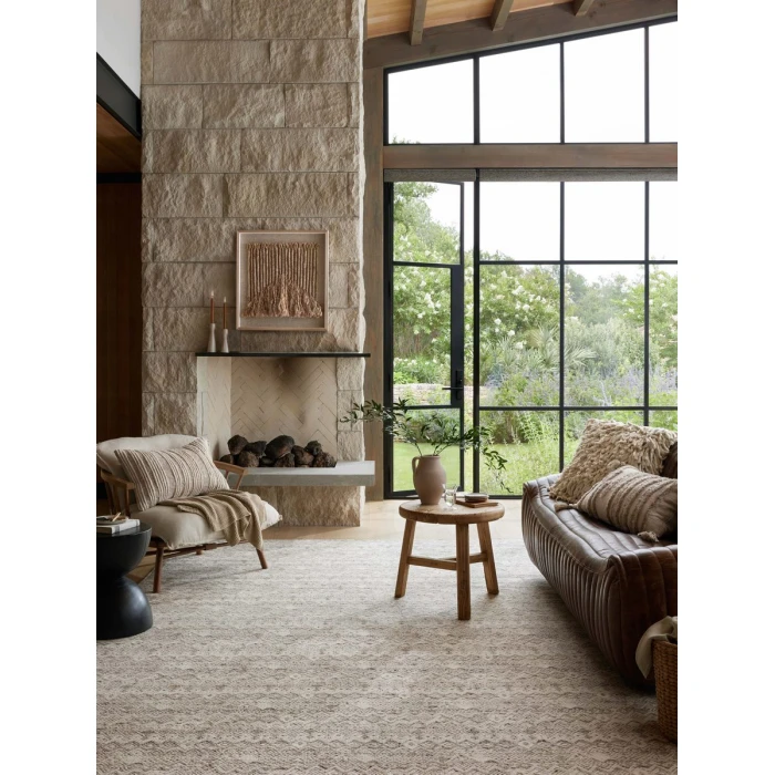 Loloi Raven Dove / Ivory RAV-03 2 ft. 3 in. X 3 ft. 9 in. Rectangle Rug