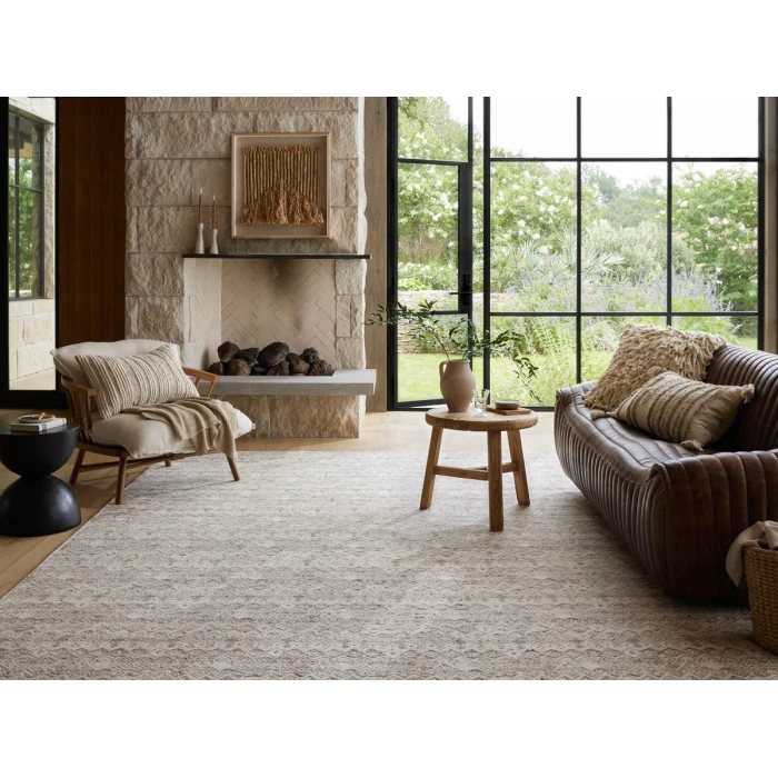 Loloi Raven Dove / Ivory RAV-03 2 ft. 3 in. X 3 ft. 9 in. Rectangle Rug