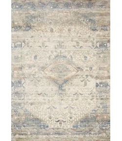 Loloi Revere REV-06 IVORY / BLUE Area Rug 2 ft. 6 in. X 16 ft. 0 in. Rectangle