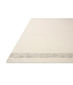 Loloi Reyla RLA-01 Ivory / Silver Area Rug 2 ft. 0 in. X 3 ft. 0 in. Rectangle