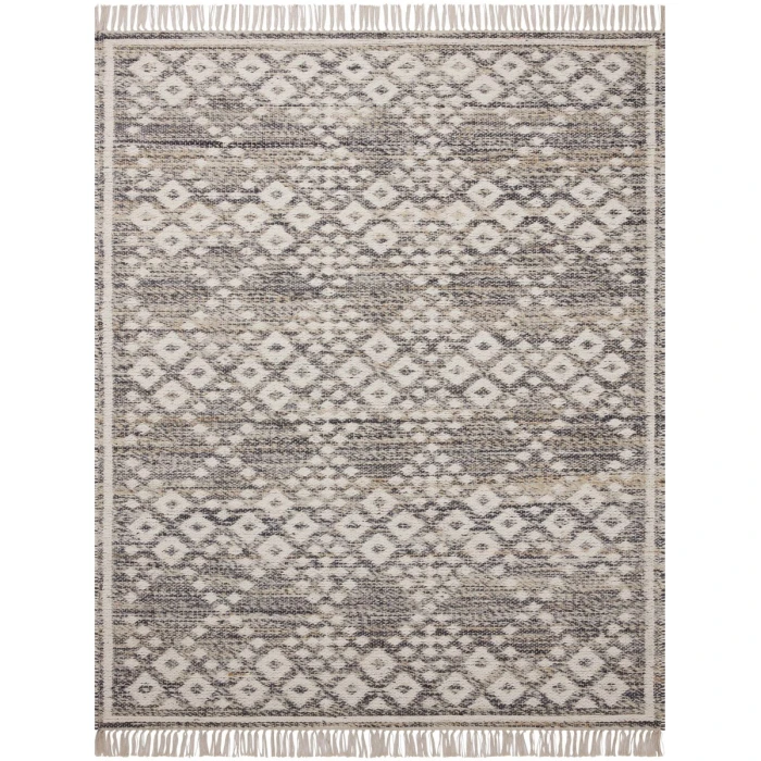Angela Rose x Loloi Rivers Denim / Ivory RIV-01 9 ft. 3 in. X 13 ft. Rectangle Rug
