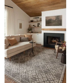 Angela Rose x Loloi Rivers Denim / Ivory RIV-01 2 ft. 3 in. X 3 ft. 9 in. Rectangle Rug