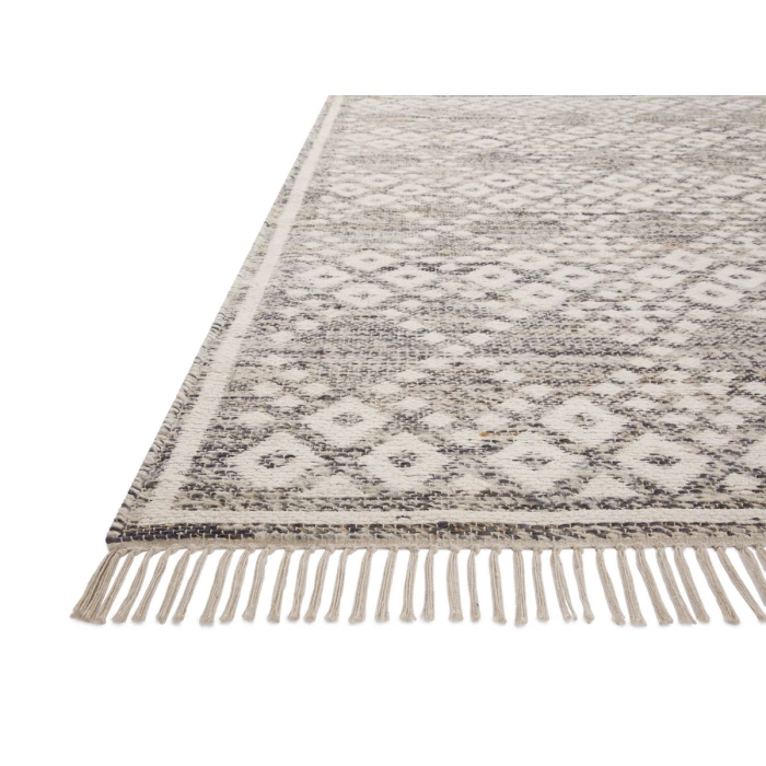 Angela Rose x Loloi Rivers Denim / Ivory RIV-01 9 ft. 3 in. X 13 ft. Rectangle Rug
