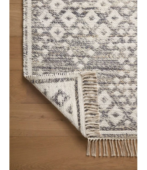 Angela Rose x Loloi Rivers Denim / Ivory RIV-01 2 ft. 3 in. X 3 ft. 9 in. Rectangle Rug