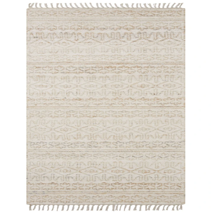 Angela Rose x Loloi Rivers Sand / Ivory RIV-03 5 ft. X 7 ft. 6 in. Rectangle Rug