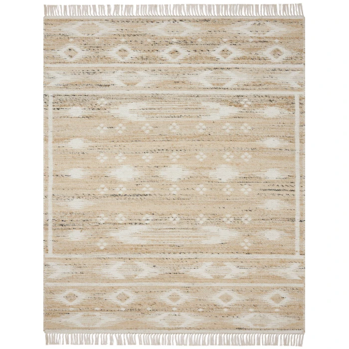 Angela Rose x Loloi Rivers Natural / Ivory RIV-04 9 ft. 3 in. X 13 ft. Rectangle Rug