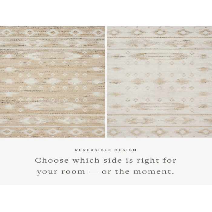 Angela Rose x Loloi Rivers Natural / Ivory RIV-04 9 ft. 3 in. X 13 ft. Rectangle Rug