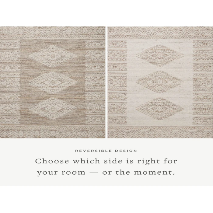 Angela Rose x Loloi Rivers Lilac / Ivory RIV-05 18 in. X 18 in. Sample Rug