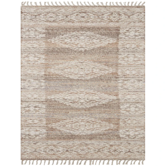 Angela Rose x Loloi Rivers Lilac / Ivory RIV-05 18 in. X 18 in. Sample Rug