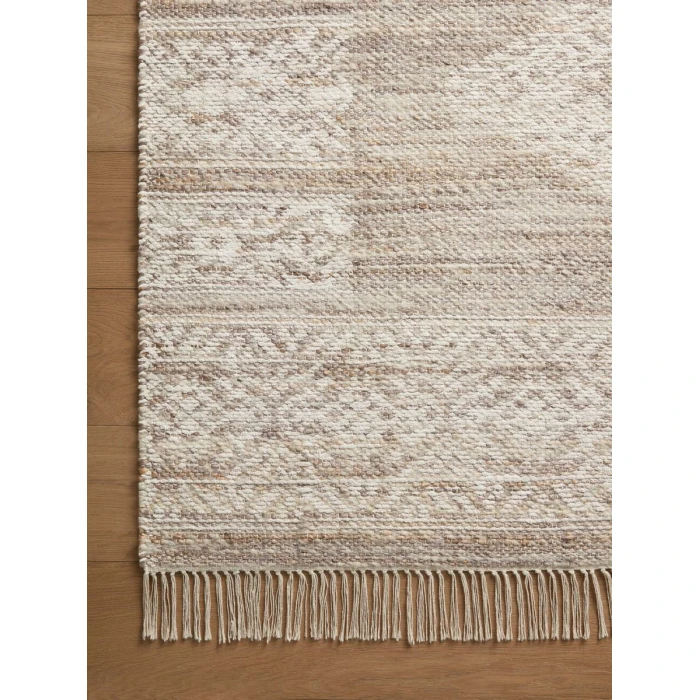 Angela Rose x Loloi Rivers Lilac / Ivory RIV-05 18 in. X 18 in. Sample Rug
