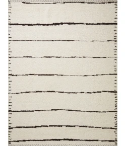 Loloi Roman ROM-05 IVORY / BLACK Area Rug 2 ft. 0 in. X 3 ft. 0 in. Rectangle