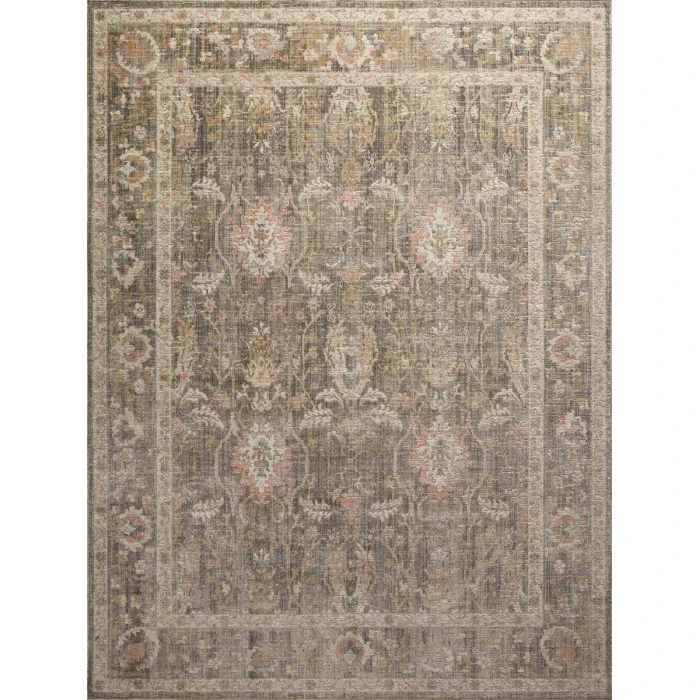 Chris Loves Julia x Loloi Rosemarie Sage / Blush ROE-01 11 ft. 6 in. X 15 ft. 6 in. Rectangle Rug