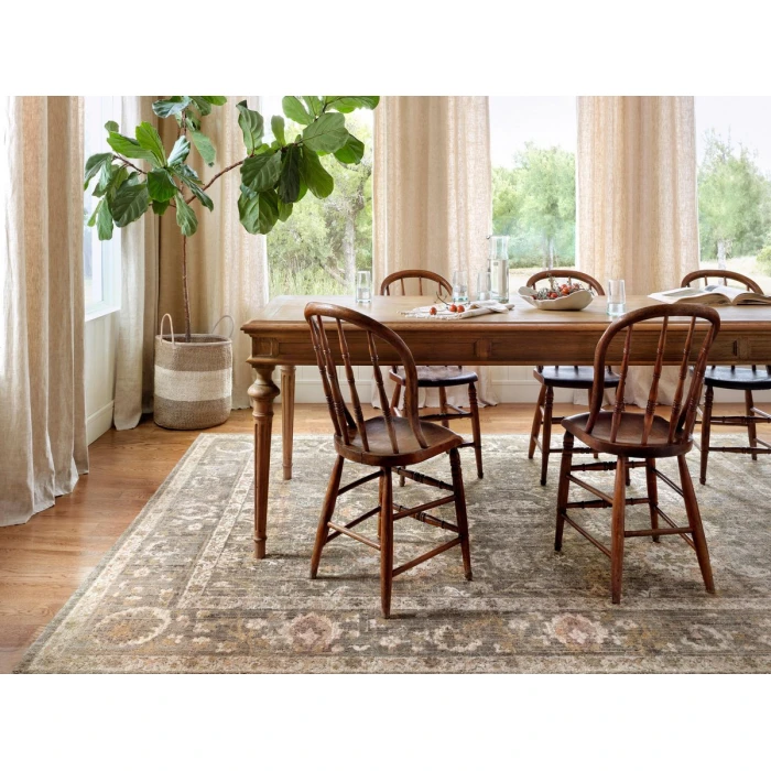 Chris Loves Julia x Loloi Rosemarie Sage / Blush ROE-01 11 ft. 6 in. X 15 ft. 6 in. Rectangle Rug