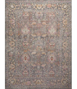 Chris Loves Julia x Loloi Rosemarie ROE-01 STONE / MULTI Area Rug 7 ft. 10 in. X 10 ft. Rectangle