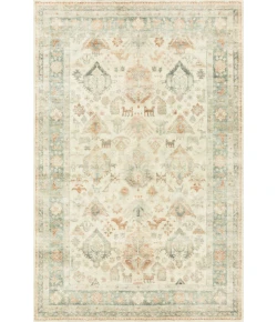 Loloi Rosette ROS-01 BEIGE / MULTI Area Rug 2 ft. 6 in. X 9 ft. 9 in. Rectangle