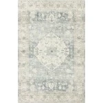 Loloi Rosette ROS-07 DENIM / FOG Area Rug 18 in. X 18 in. Sample