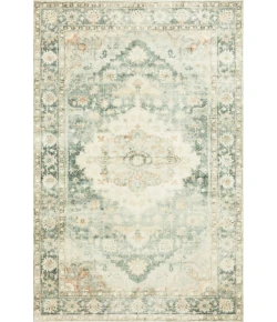 Loloi Rosette ROS-08 TEAL / IVORY Area Rug 2 ft. 6 in. X 7 ft. 6 in. Rectangle
