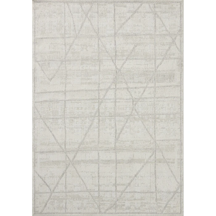 Loloi Roxie Ivory / White ROX-01 7ft-10in. x 10ft Rect. Rug