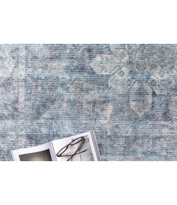 Loloi Rumi RUM-02 BLUE Area Rug 5 ft. 0 in. X 7 ft. 6 in. Rectangle