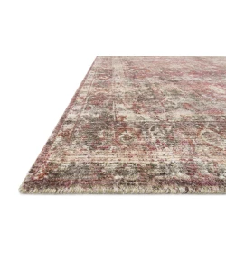 Loloi Rumi RUM-04 BERRY Area Rug 7 ft. 9 in. X 9 ft. 9 in. Rectangle