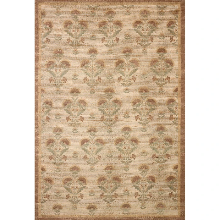 Chris Loves Julia x Loloi Rue Wheat / Sage RUE-01 2ft.-3in. X 3ft.-9in. Rect. Rug