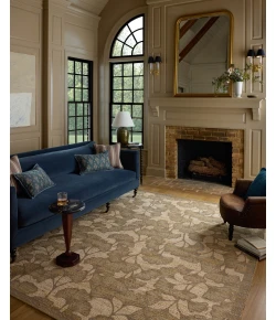 Chris Loves Julia x Loloi Rue Olive / Sage RUE-02 18in. X 18in. Sample Rect. Rug