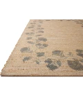 Chris Loves Julia x Loloi Rue Natural / Denim RUE-05 8ft.-6in. X 11ft.-6in. Rect. Rug