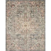 Loloi Saban SAB-02 BLUE / SPICE Area Rug 3 ft. 9 in. X 3 ft. 9 in. Round