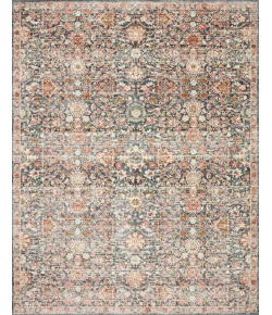 Loloi Saban SAB-03 NAVY / RUST Area Rug 3 ft. 9 in. X 3 ft. 9 in. Round