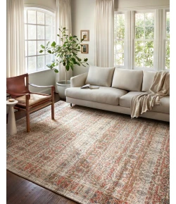 Loloi Saban SAB-05 SAND / RUST Area Rug 3 ft. 9 in. X 3 ft. 9 in. Round