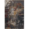 Loloi Samra SAM-03 Dk. Grey / Spice Area Rug 7 ft. 10 in. X 10 ft. Rectangle