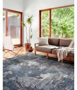 Loloi Samra SAM-05 Dove / Sky Area Rug 2 ft. 3 in. X 3 ft. 10 in. Rectangle