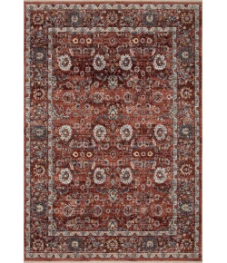 Loloi Samra SAM-07 Brick / Multi Area Rug 2 ft. 7 in. X 8 ft. 0 in. Rectangle