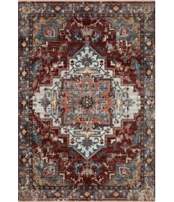 Loloi Samra SAM-10 Brick / Grey Area Rug 7 ft. 10 in. X 10 ft. Rectangle