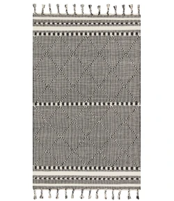 Loloi Sawyer SAW-01 Black Area Rug 5 ft. 0 in. X 7 ft. 6 in. Rectangle