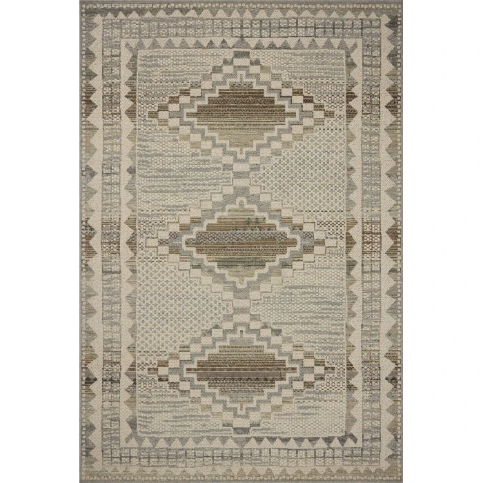 Loloi Saylor Ivory / Granite SAY-02 6ft.-3in. X 9ft.-2in. Rect. Rug