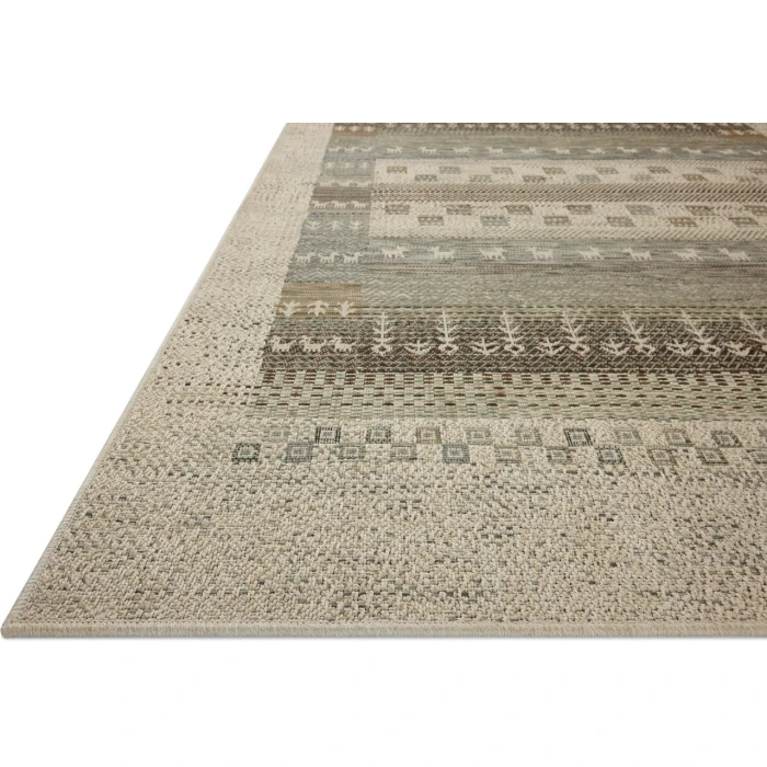 Loloi Saylor Ivory / Earth SAY-05 7ft.-6in. X 7ft.-6in. Round Rug