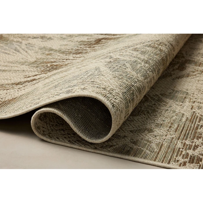 Loloi Saylor Ivory / Stone SAY-10 7ft.-6in. X 7ft.-6in. Round Rug