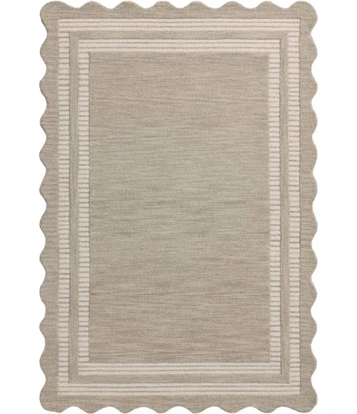 Chris Loves Julia x Loloi Scottie Fog / Ivory SCO-01 8ft.-6in. X 11ft.-6in. Rect. Rug