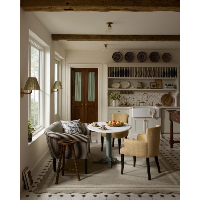 Chris Loves Julia x Loloi Scottie Fog / Ivory SCO-01 2ft.-6in. X 9ft.-9in. Rect. Rug