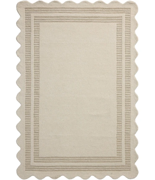 Chris Loves Julia x Loloi Scottie Ivory / Grey SCO-01 8ft.-6in. X 11ft.-6in. Rect. Rug