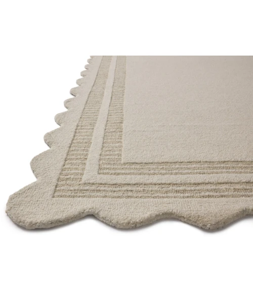 Chris Loves Julia x Loloi Scottie Ivory / Grey SCO-01 8ft.-6in. X 11ft.-6in. Rect. Rug