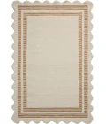 Chris Loves Julia x Loloi Scottie Ivory / Rust SCO-01 8ft.-6in. X 11ft.-6in. Rect. Rug