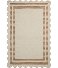 Chris Loves Julia x Loloi Scottie Ivory / Rust SCO-01 8ft.-6in. X 11ft.-6in. Rect. Rug