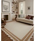 Chris Loves Julia x Loloi Scottie Ivory / Rust SCO-01 8ft.-6in. X 11ft.-6in. Rect. Rug
