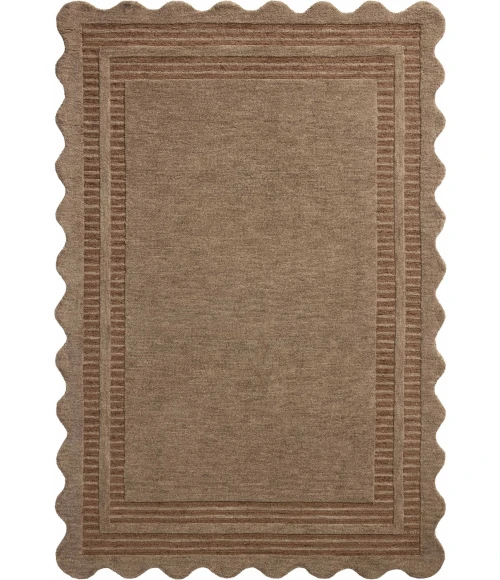 Chris Loves Julia x Loloi Scottie Mocha / Clay SCO-01 8ft.-6in. X 11ft.-6in. Rect. Rug