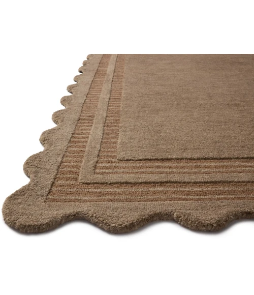 Chris Loves Julia x Loloi Scottie Mocha / Clay SCO-01 8ft.-6in. X 11ft.-6in. Rect. Rug