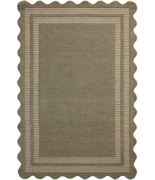 Chris Loves Julia x Loloi Scottie Olive / Pebble SCO-01 8ft.-6in. X 11ft.-6in. Rect. Rug
